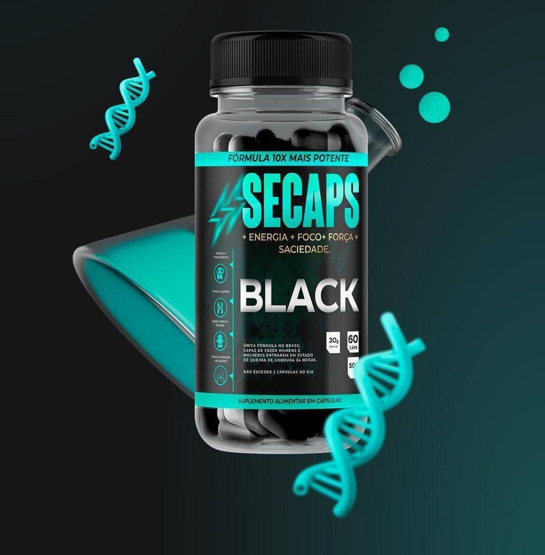 SECAPS BLACK (60 CÁPSULAS)