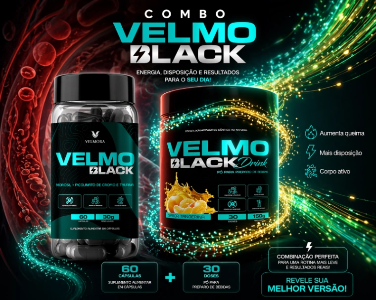 Combo-1 Velmo Black Tangerina +1 Velmo Black (60 Caps)
